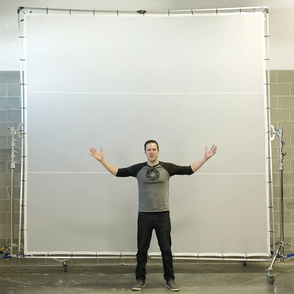 12'x12' Butterfly Scrim with Stands Kit