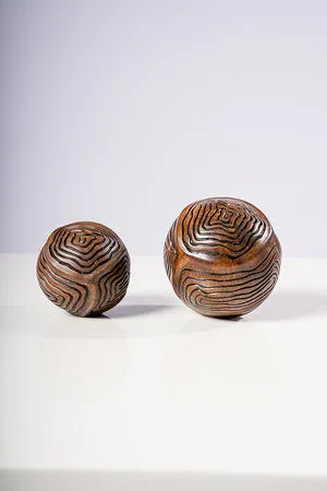 3" WOOD COLOR BALL