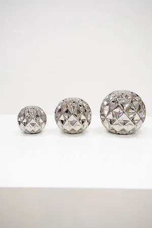 6" Titanium Silver Ball
