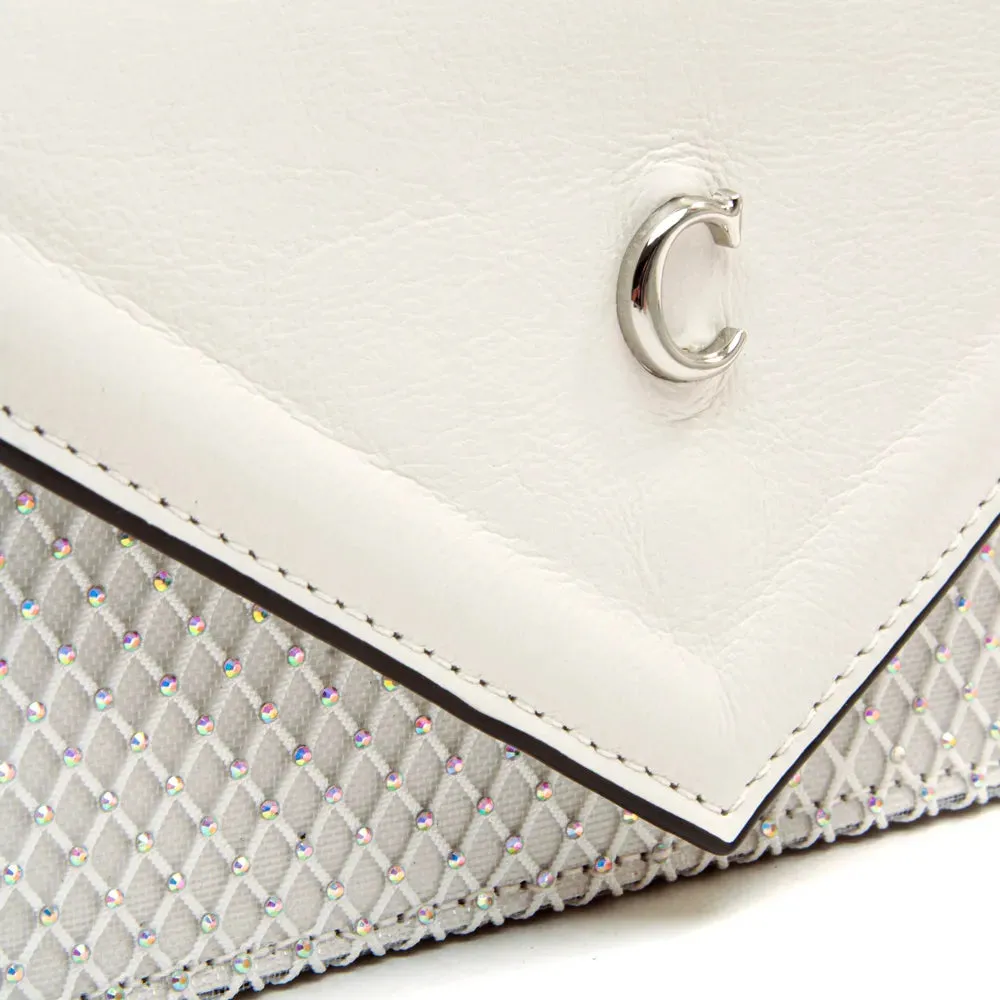 Bolsa Cecconello Maya Couro Tela