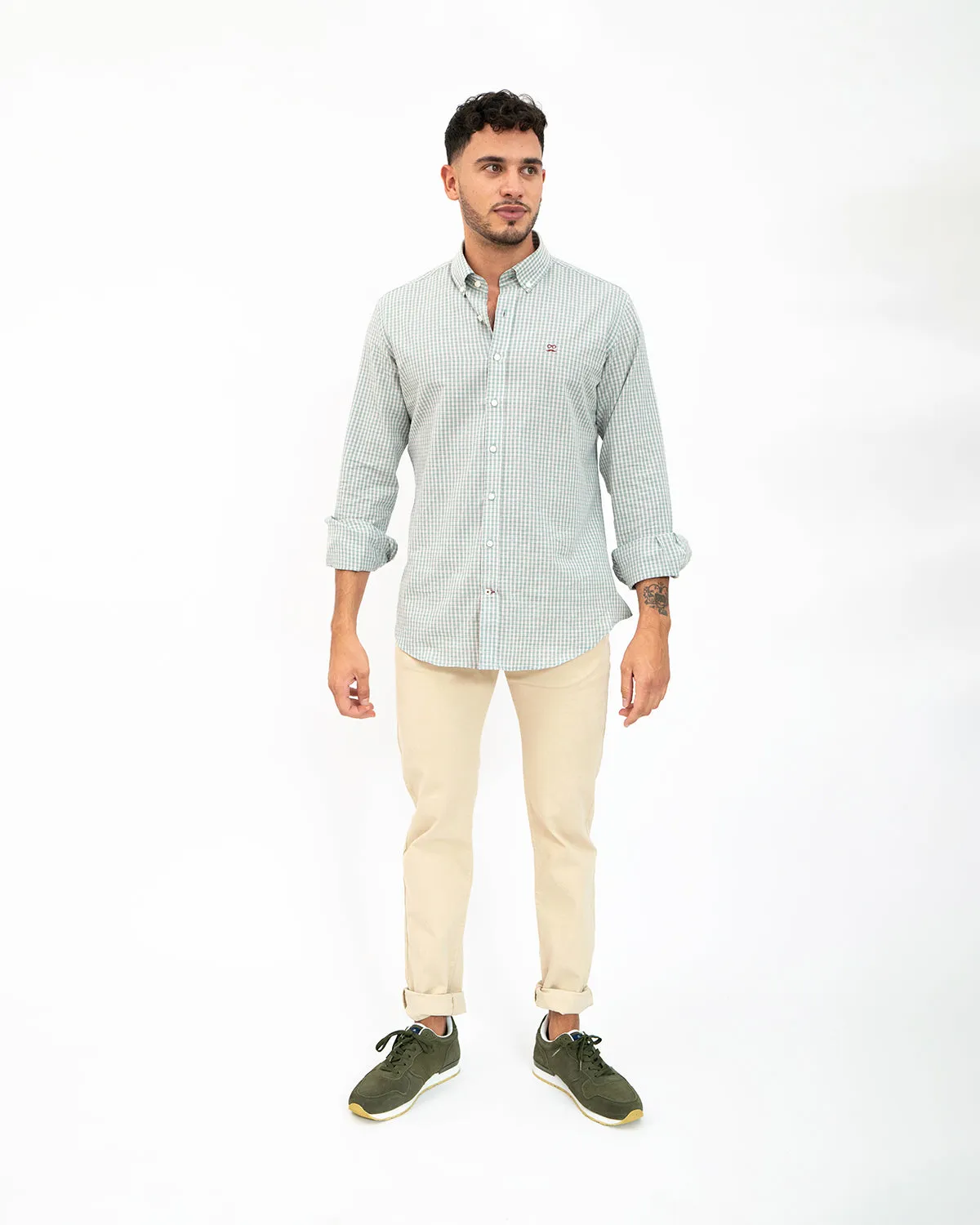 Camisa Alce Verde Jade