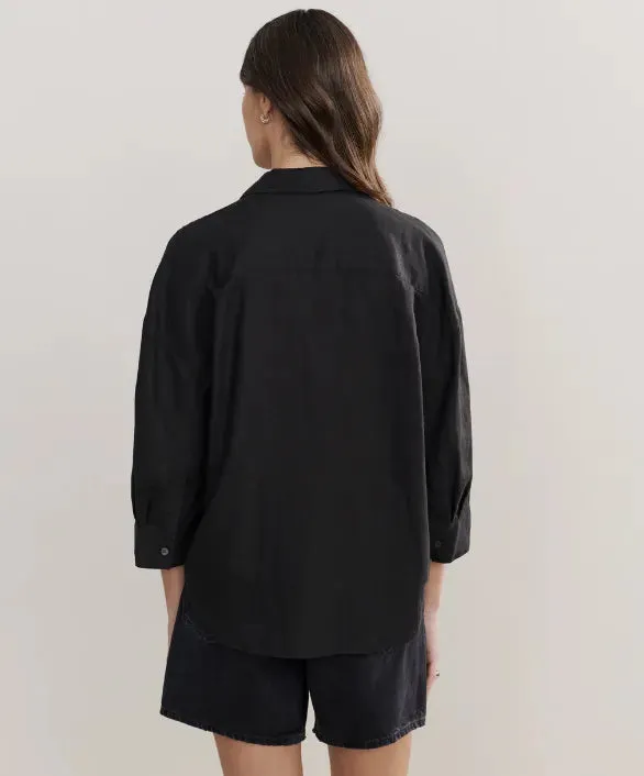Camisa Linen Logan Black