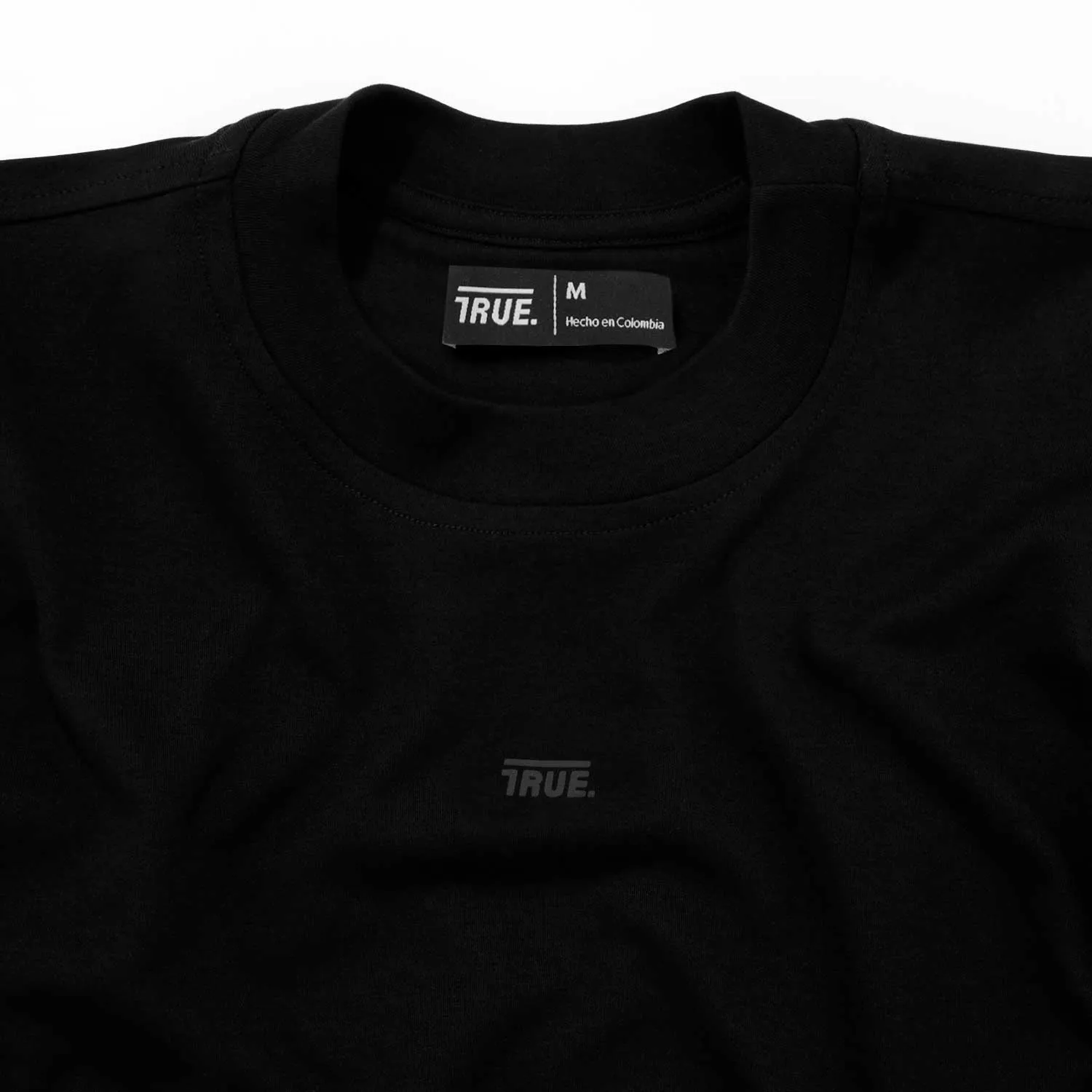 Camiseta Clásica Logo Negro - Negra