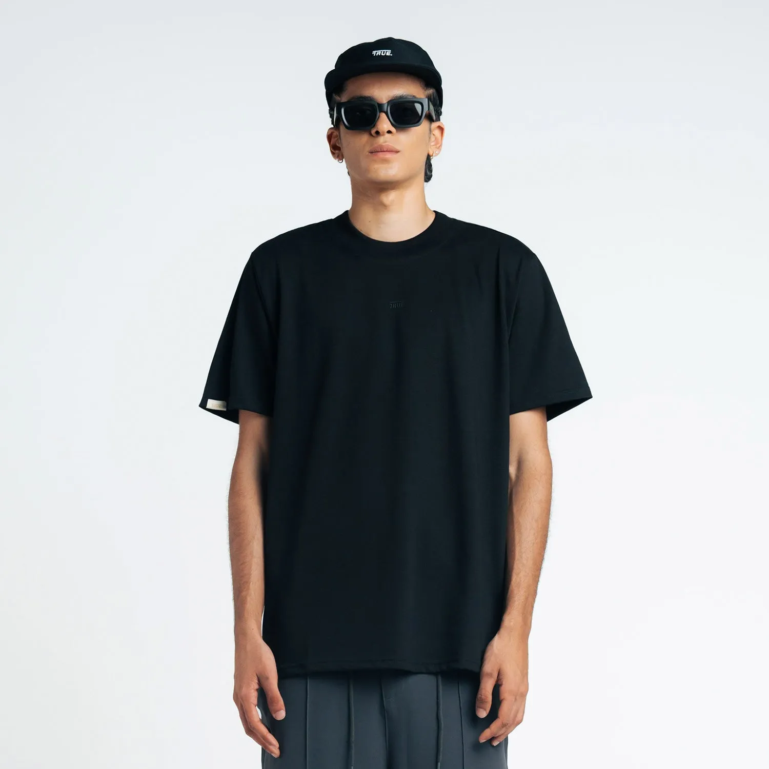 Camiseta Clásica Logo Negro - Negra