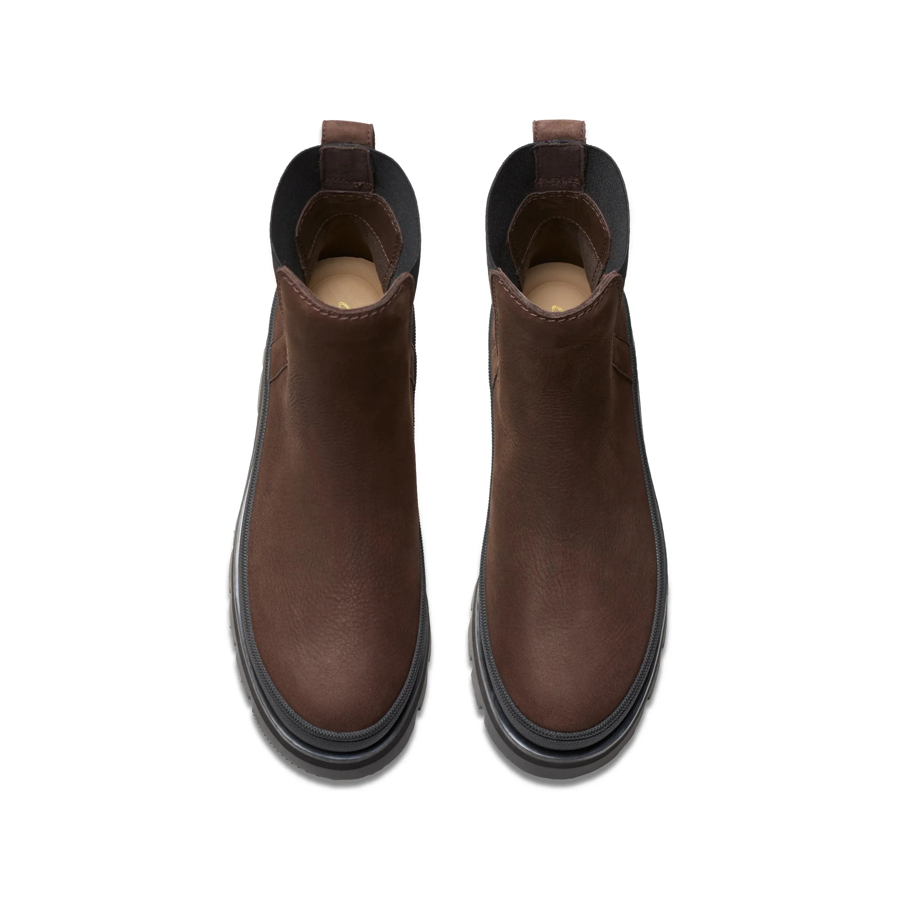 CLARKS | BOTAS MUJER | ORIANNA2 TOP DARK BROWN NUBUCK | MARRÓN