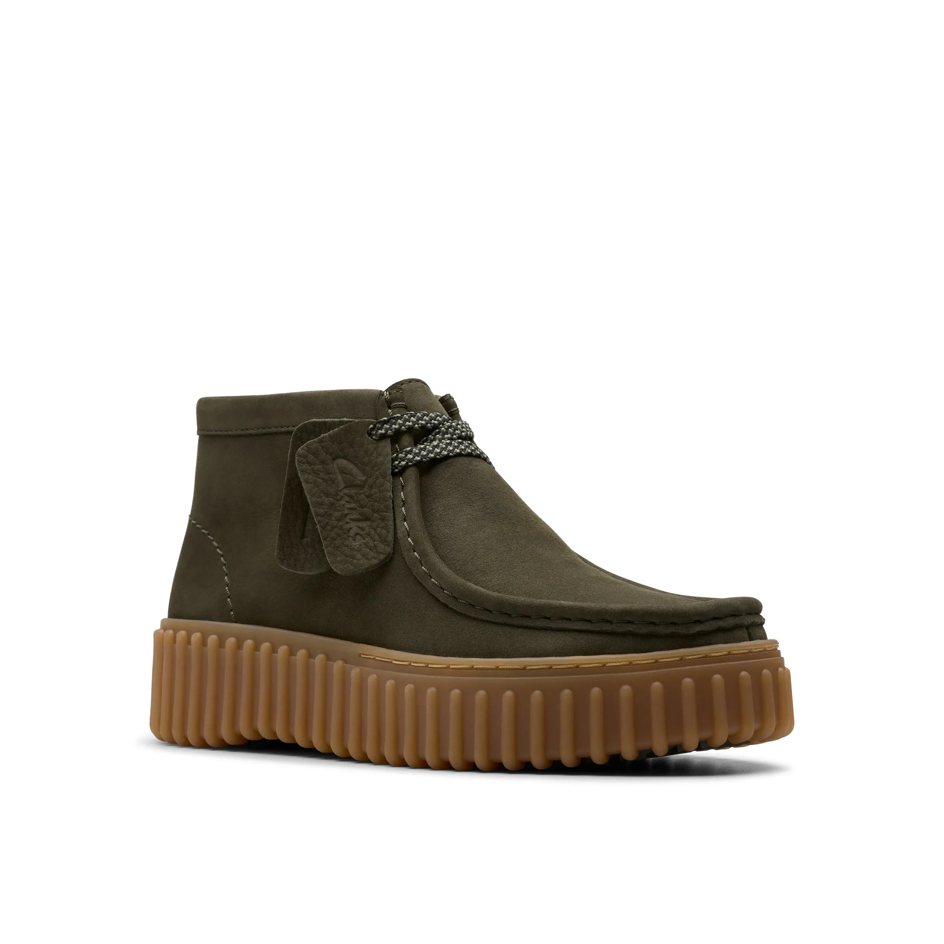 CLARKS | BOTINES MUJER | TORHILL MOSS DARK GREEN NUBUCK | GREEN