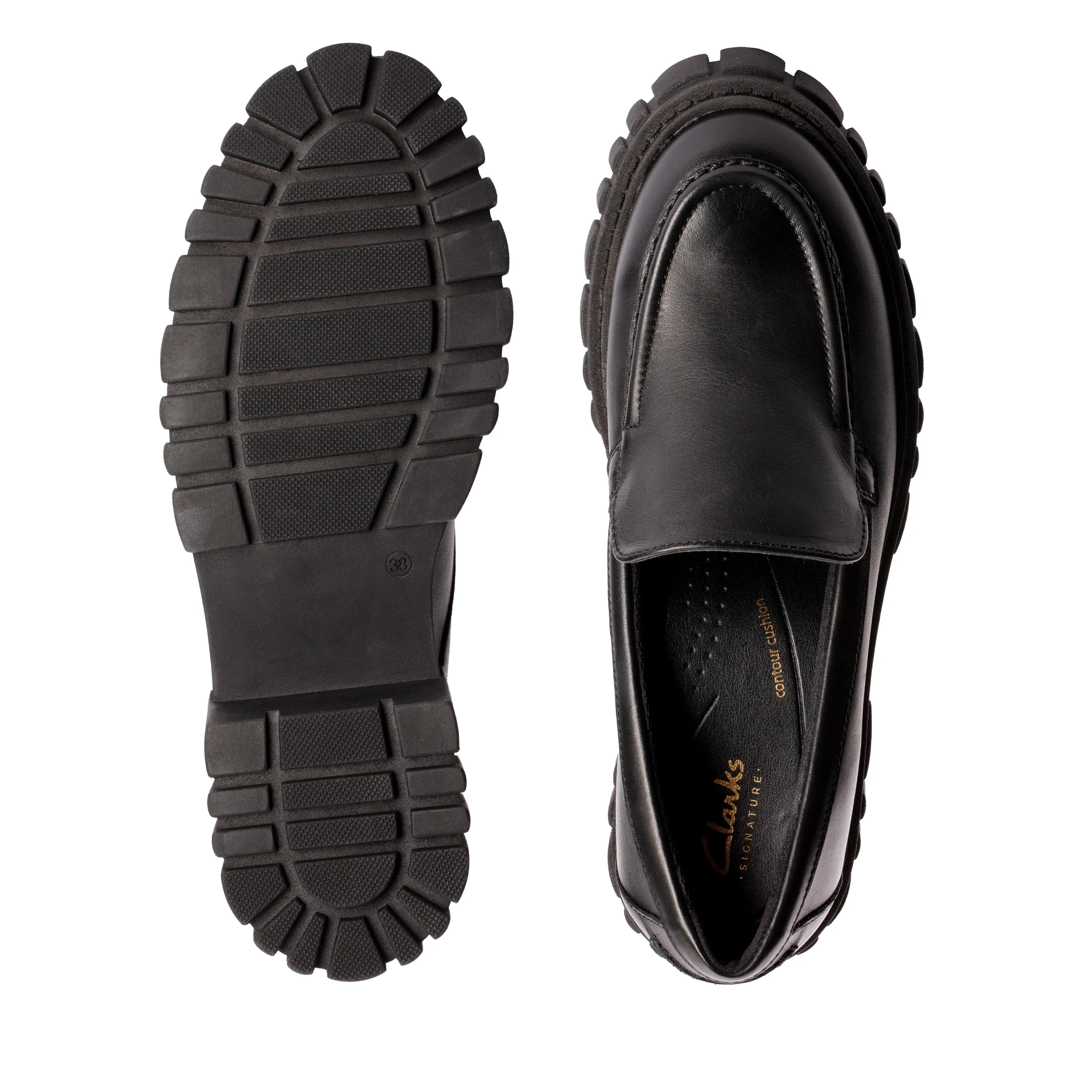 CLARKS | MOCASINES MUJER | PAGE LOAFER BLACK LEATHER | NEGRO