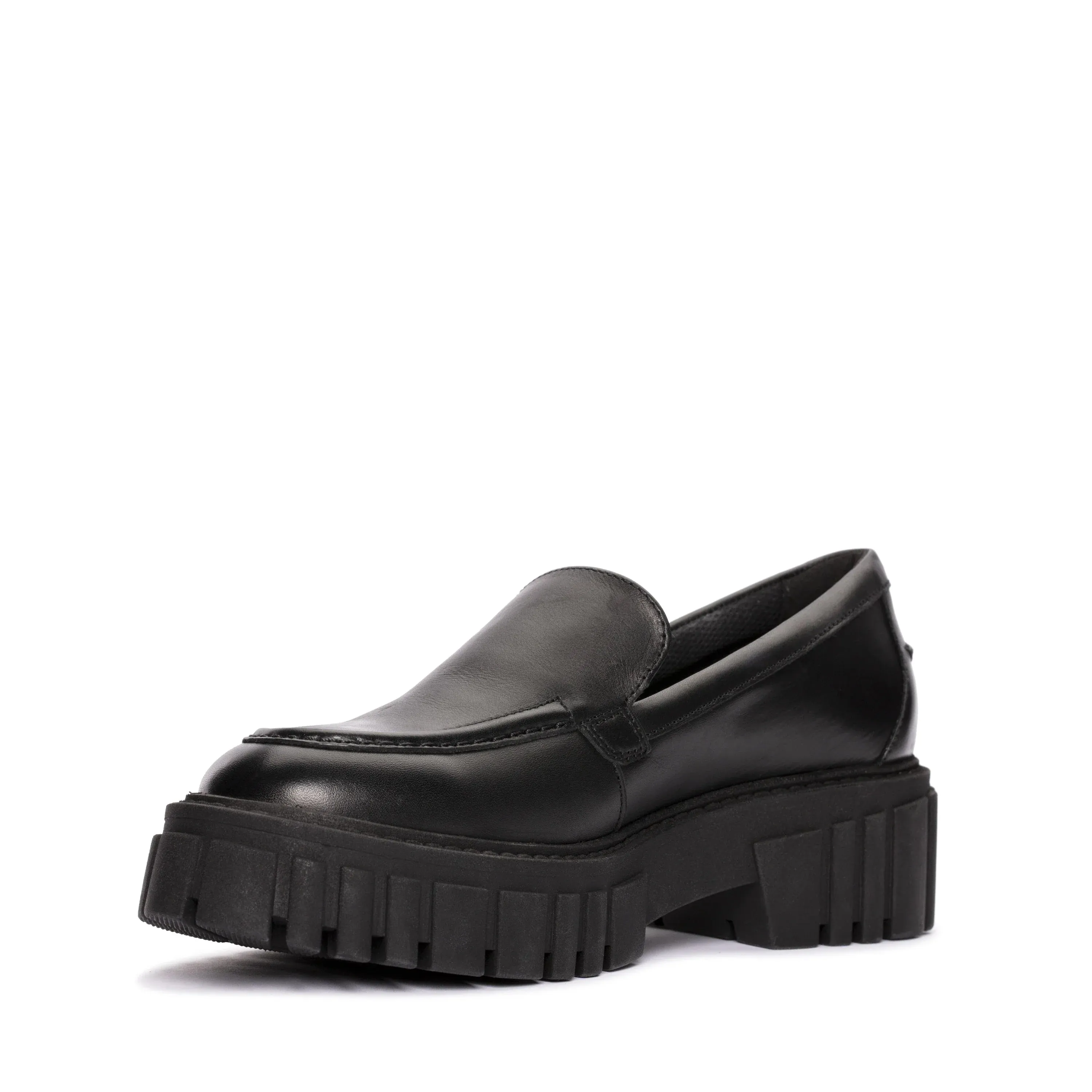 CLARKS | MOCASINES MUJER | PAGE LOAFER BLACK LEATHER | NEGRO