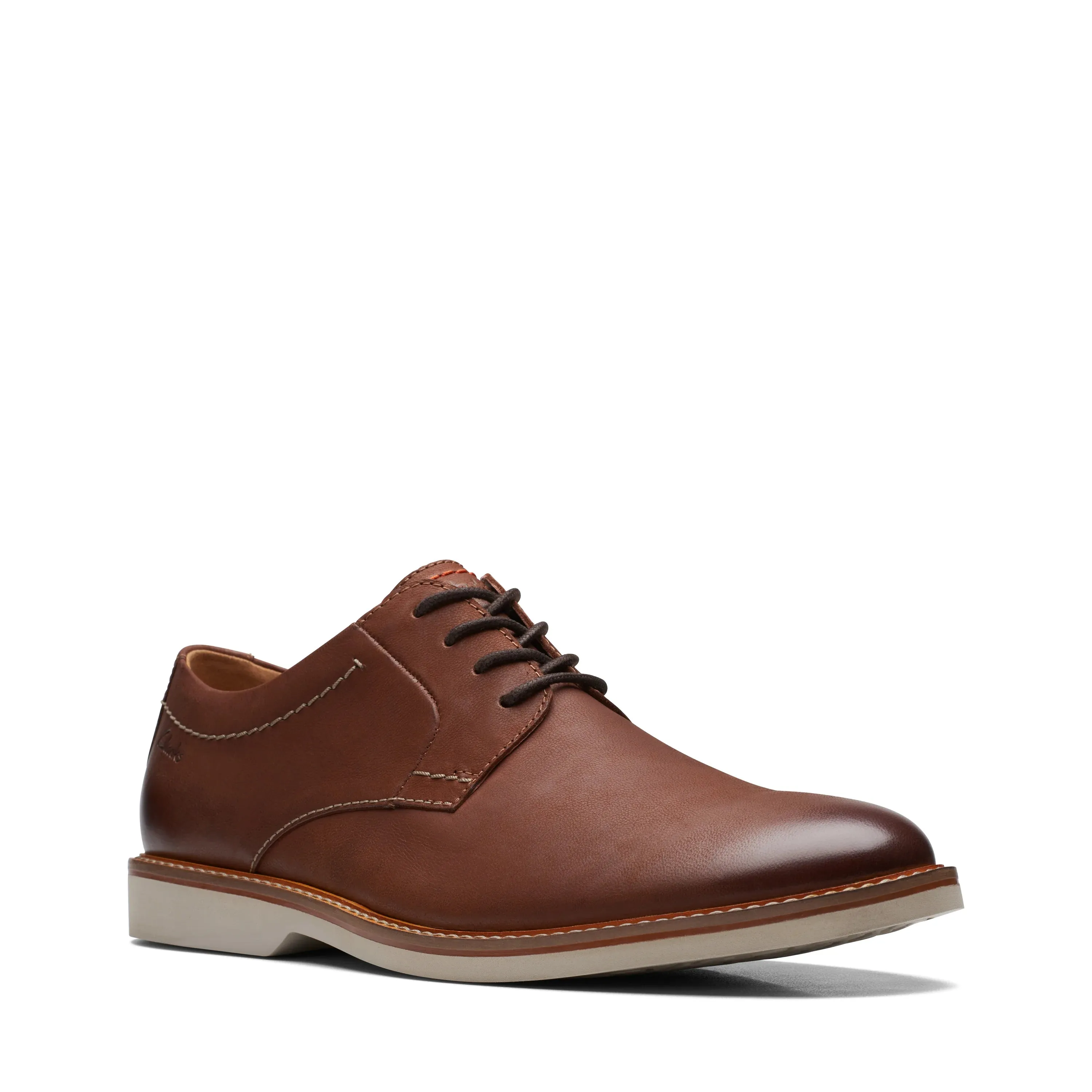 CLARKS | ZAPATOS CASUAL HOMBRE | ATTICUS LT LACE DARK TAN LEATHER | MARRÓN
