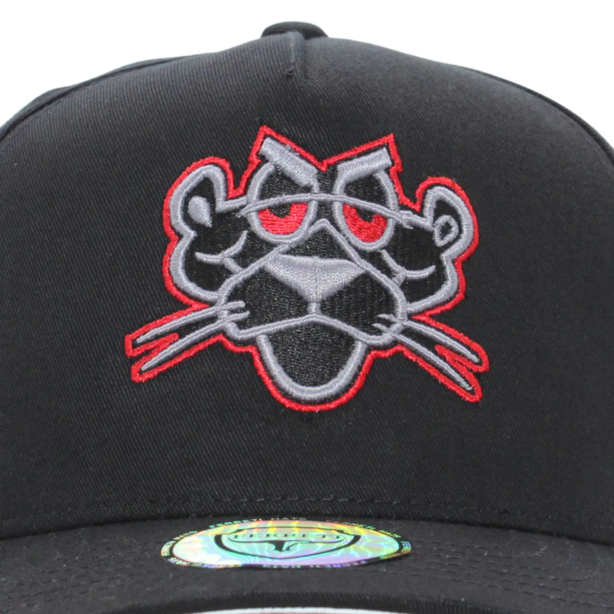 Culiacan La Pantera Bordado Rojo / Gris Gorra Ferreti