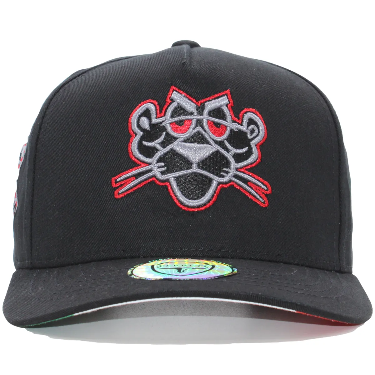 Culiacan La Pantera Bordado Rojo / Gris Gorra Ferreti