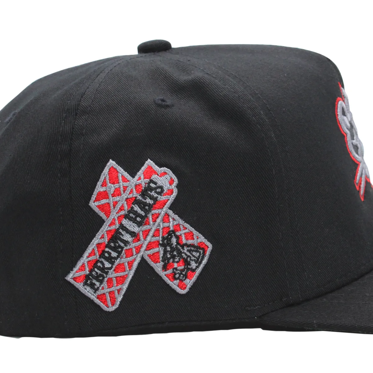 Culiacan La Pantera Bordado Rojo / Gris Gorra Ferreti