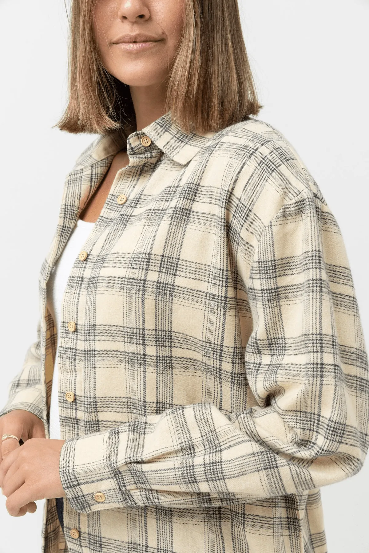 Dream Time Oversized Shirt  Cream