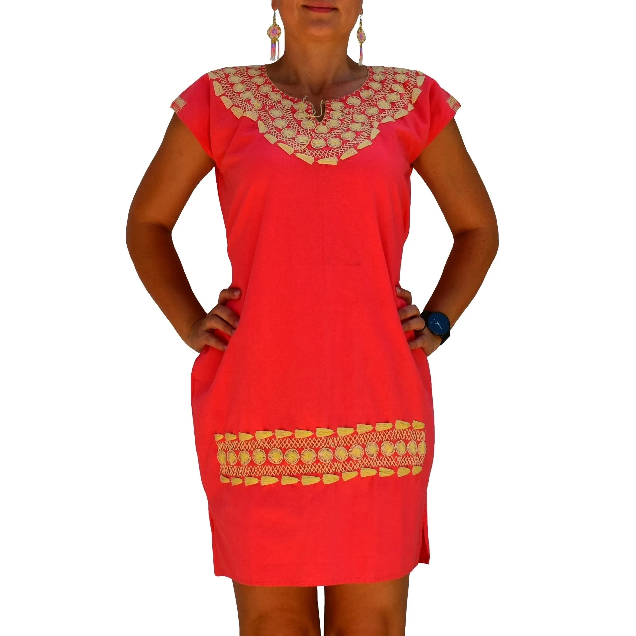 Embroidered Dress NA-TM-77000