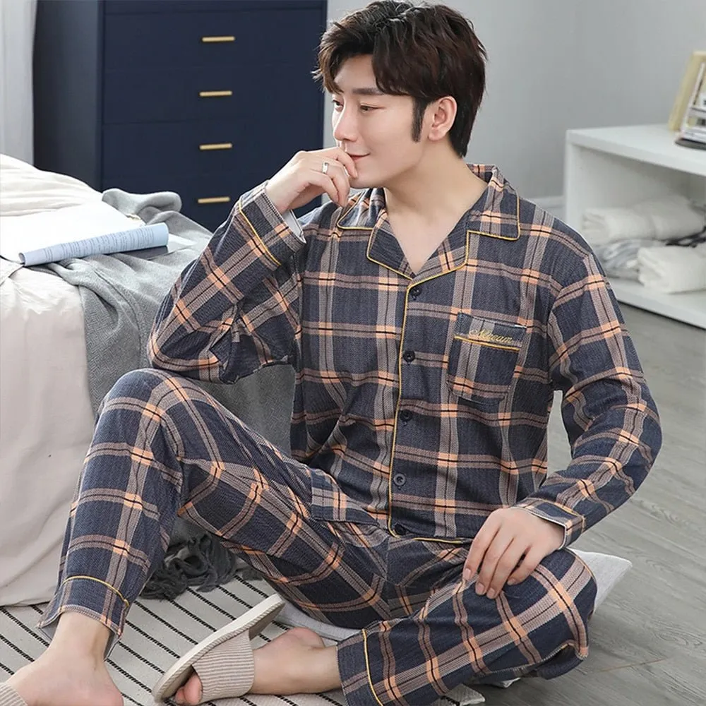 Ensemble pyjama à carreaux