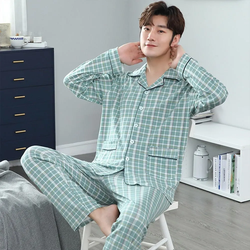 Ensemble pyjama à carreaux