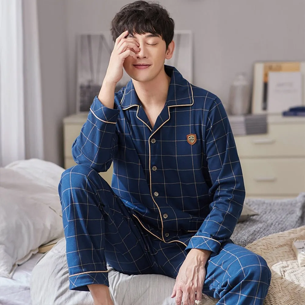 Ensemble pyjama à carreaux