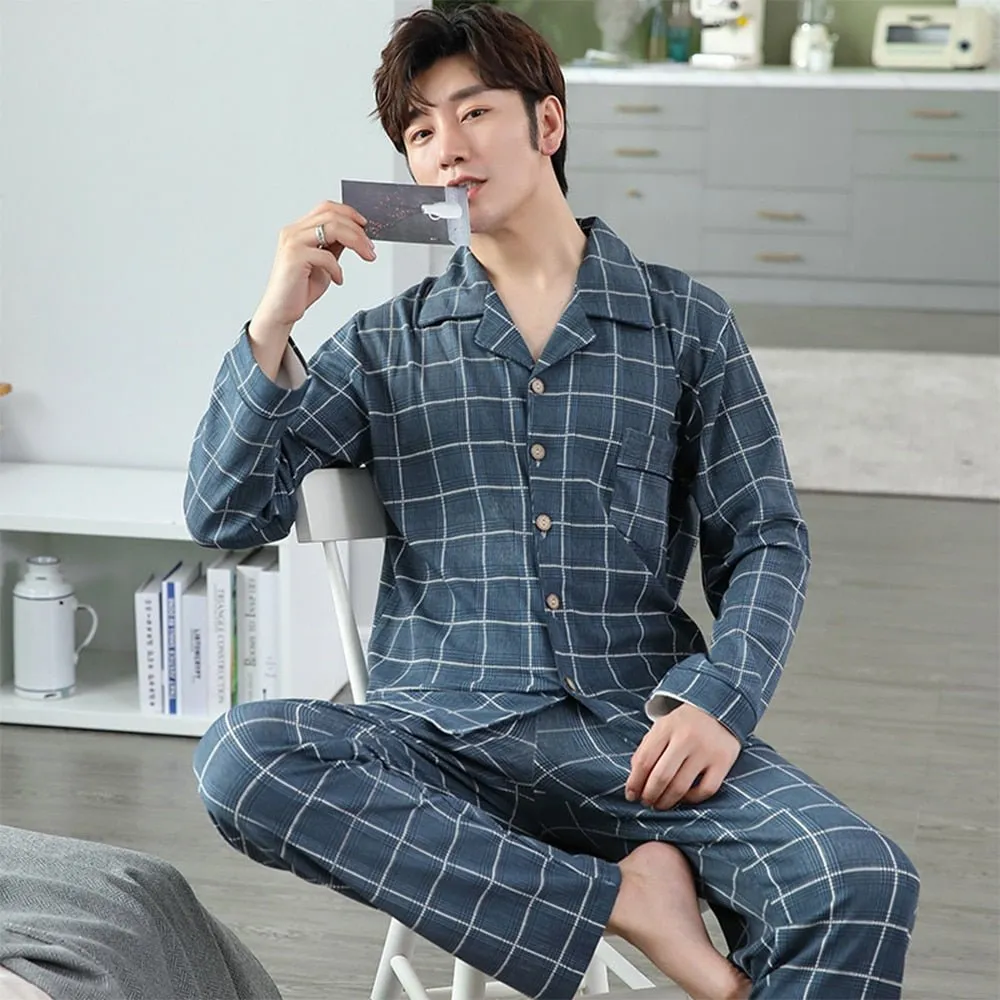 Ensemble pyjama à carreaux