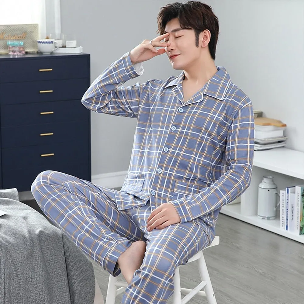 Ensemble pyjama à carreaux