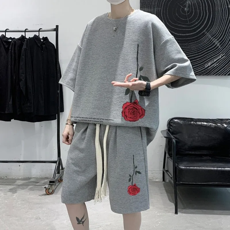 Ensemble streetwear rose