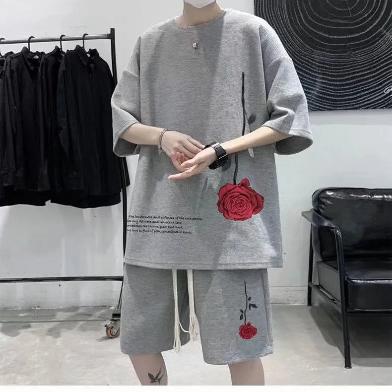 Ensemble streetwear rose
