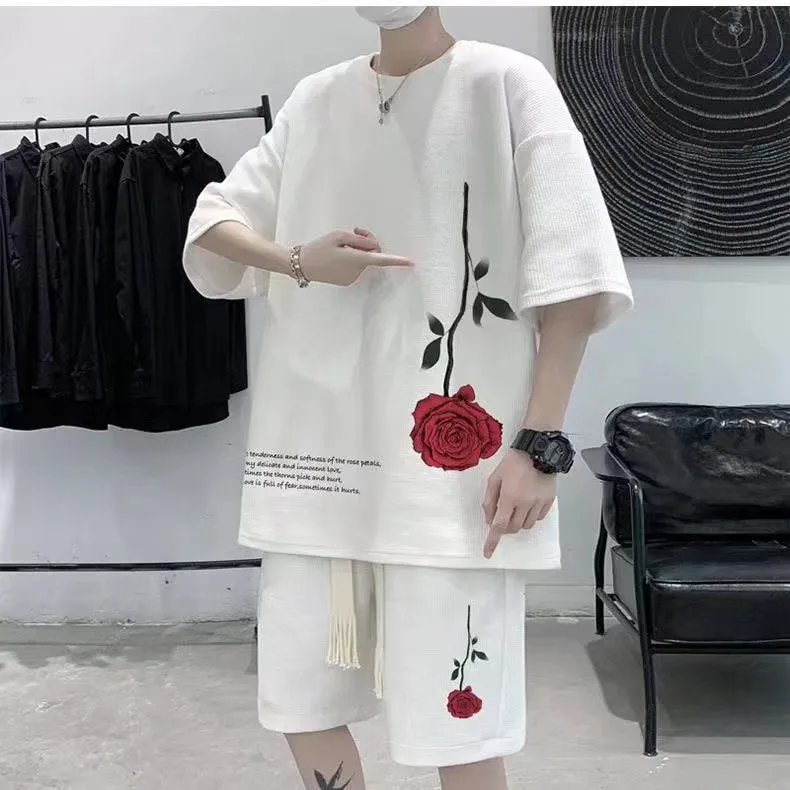 Ensemble streetwear rose