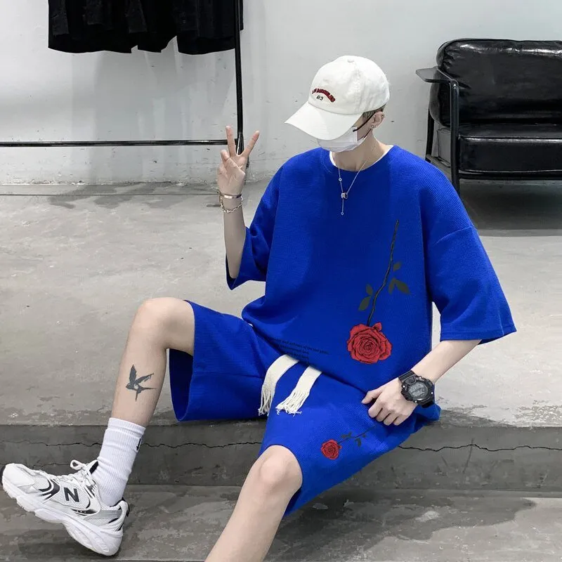 Ensemble streetwear rose