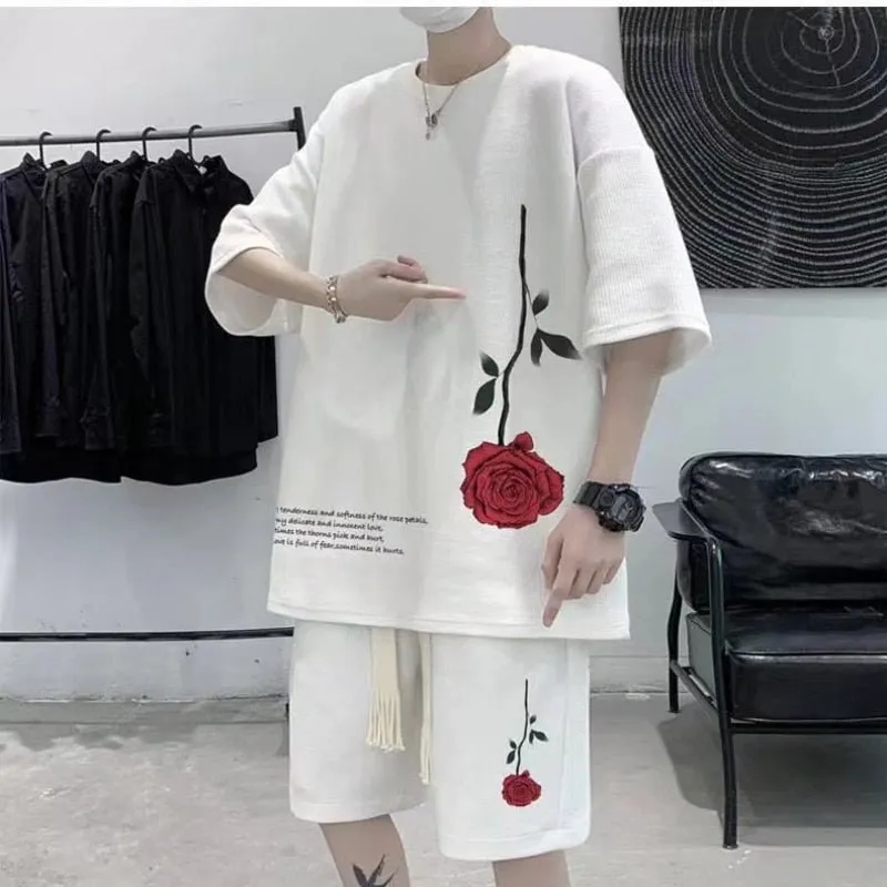 Ensemble streetwear rose