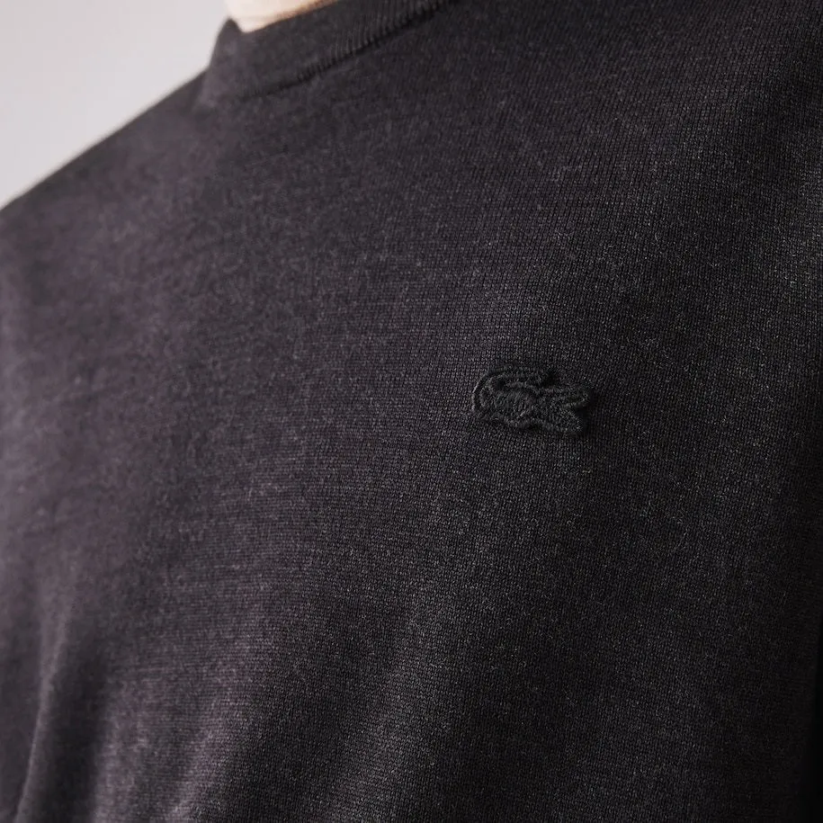 LACOSTE - PULLOVER DA UOMO IN LANA MERINO CON COLLO ROTONDO