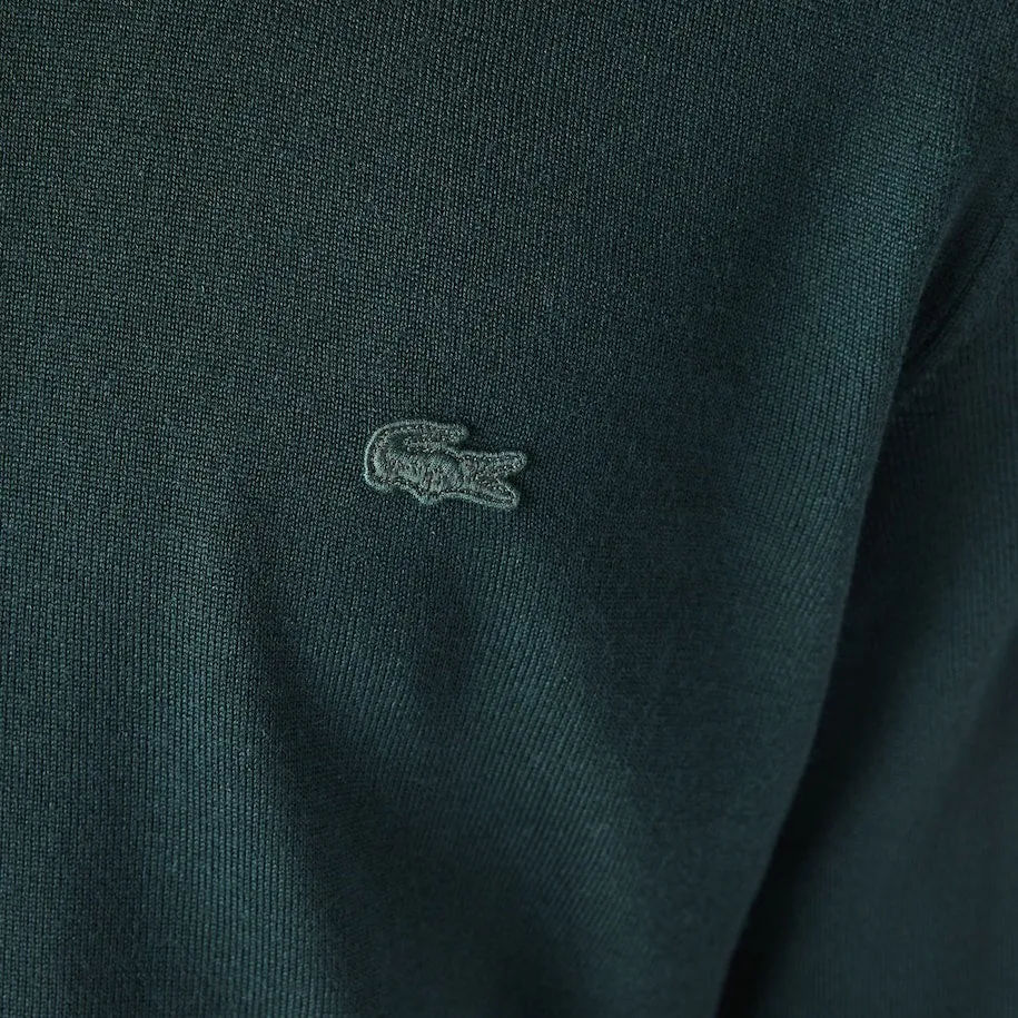 LACOSTE - PULLOVER DA UOMO IN LANA MERINO CON COLLO ROTONDO