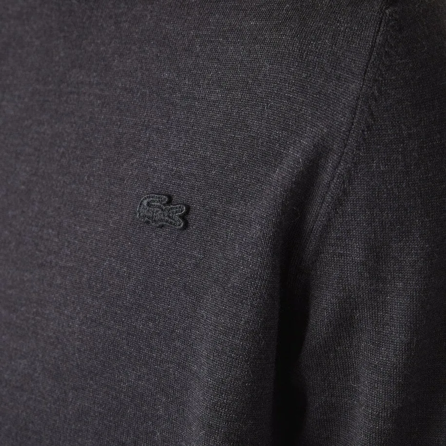 LACOSTE - PULLOVER DA UOMO IN LANA MERINO CON COLLO ROTONDO