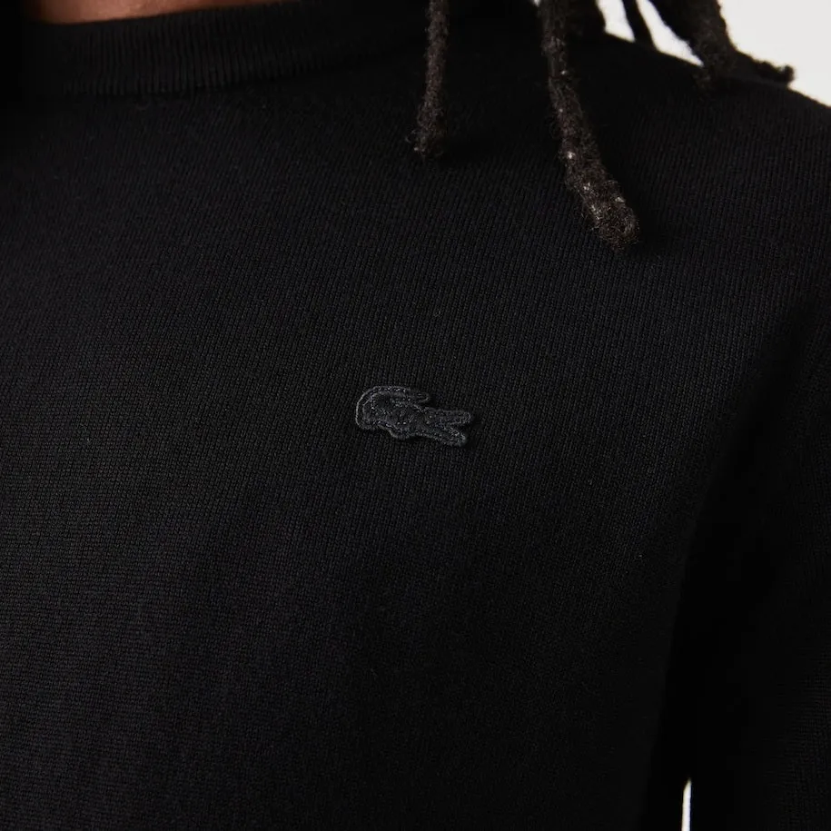 LACOSTE - PULLOVER DA UOMO IN LANA MERINO CON COLLO ROTONDO