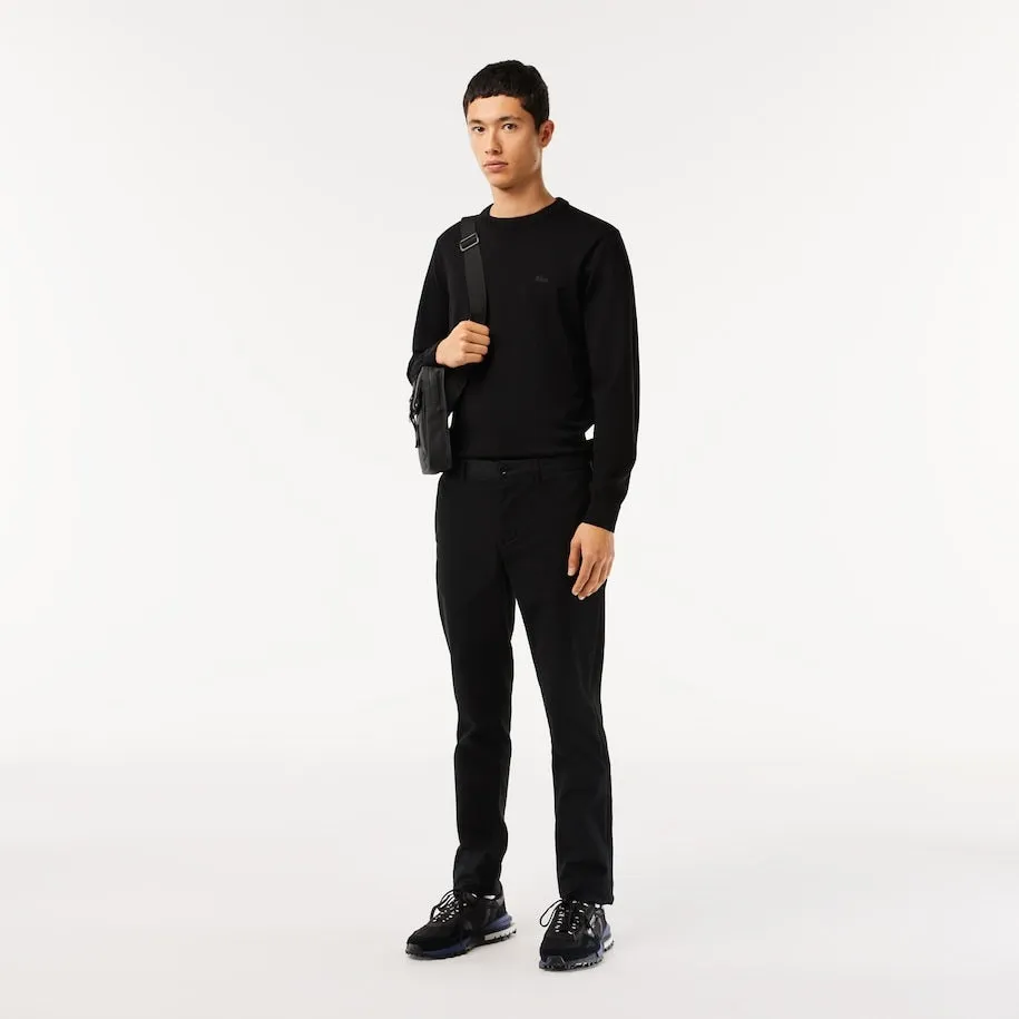 LACOSTE - PULLOVER DA UOMO IN LANA MERINO CON COLLO ROTONDO