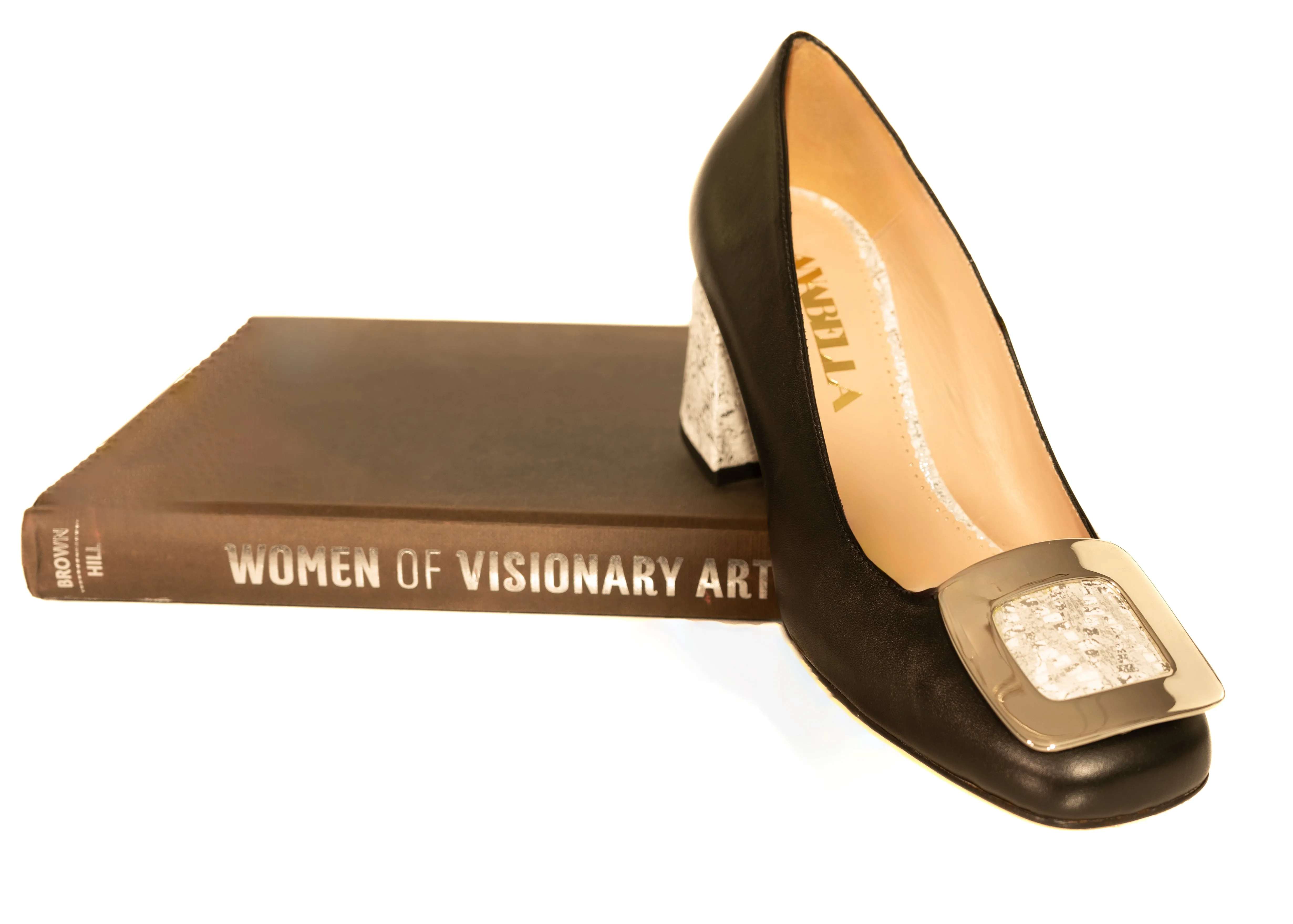London Heels Black and Texturized White