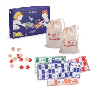 Moulin Roty spel bingo hout Aujourd'hui c'est mercredi 6 