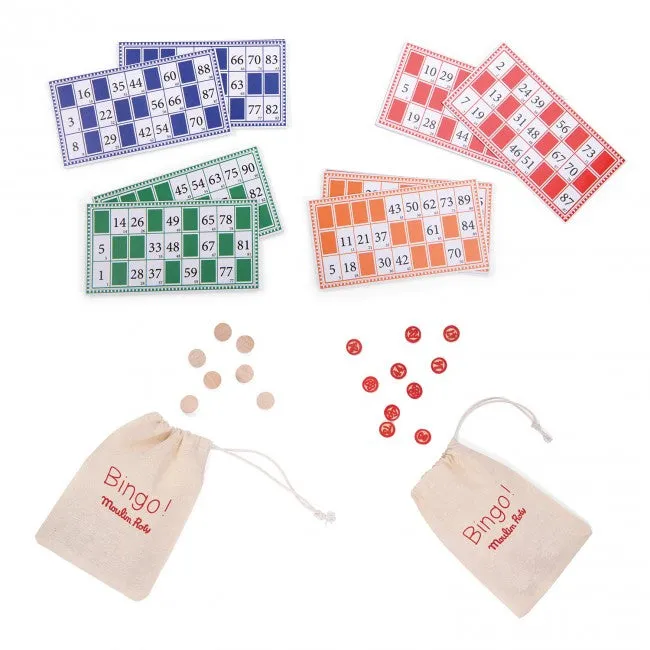 Moulin Roty spel bingo hout Aujourd'hui c'est mercredi 6 