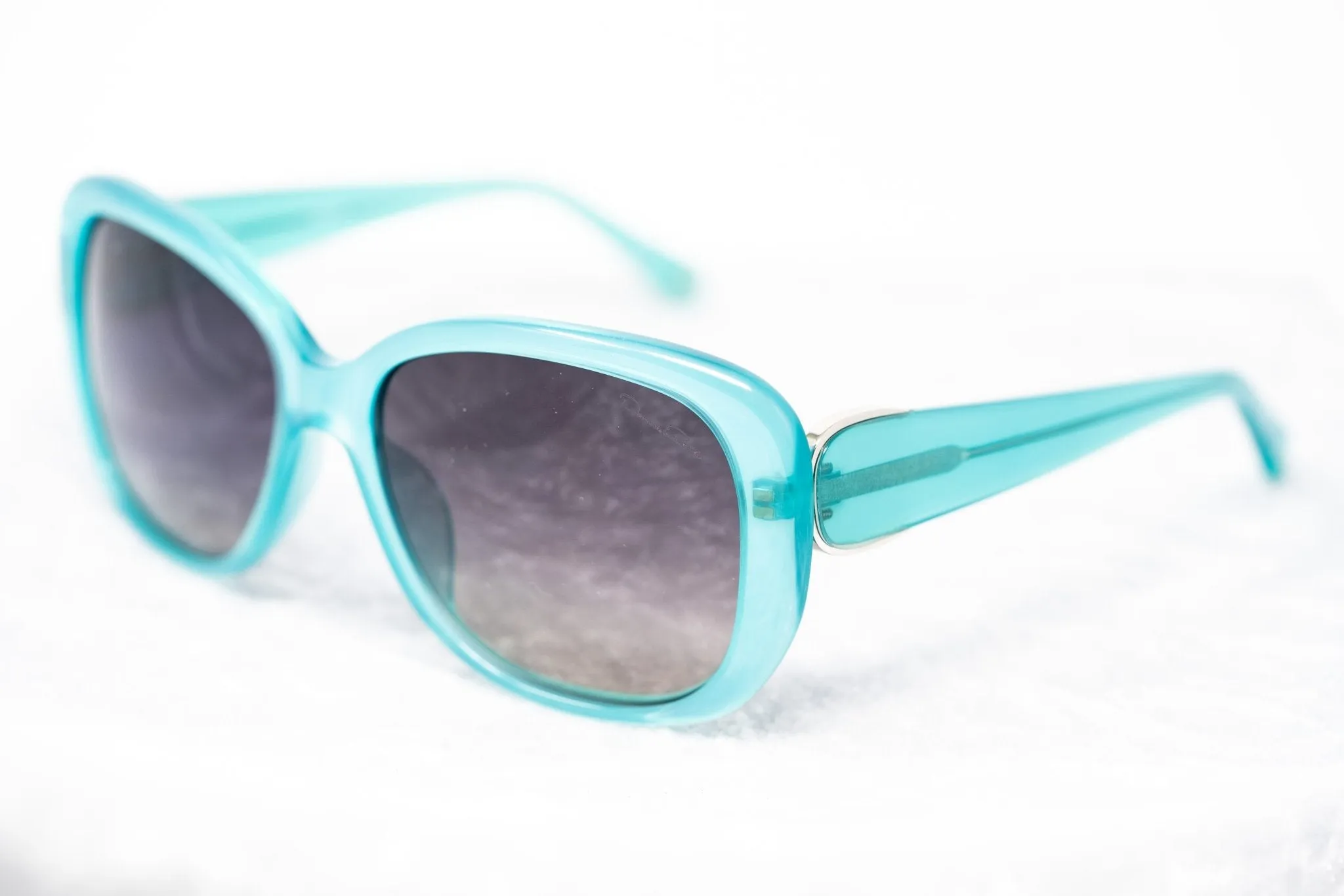 Oscar De La Renta Sunglasses Oversized Spearmint and Purple
