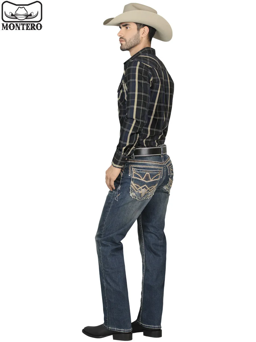 Pantalón para Hombre de Mezclilla Vaquero MONTERO (Heavy Denim) MT4620