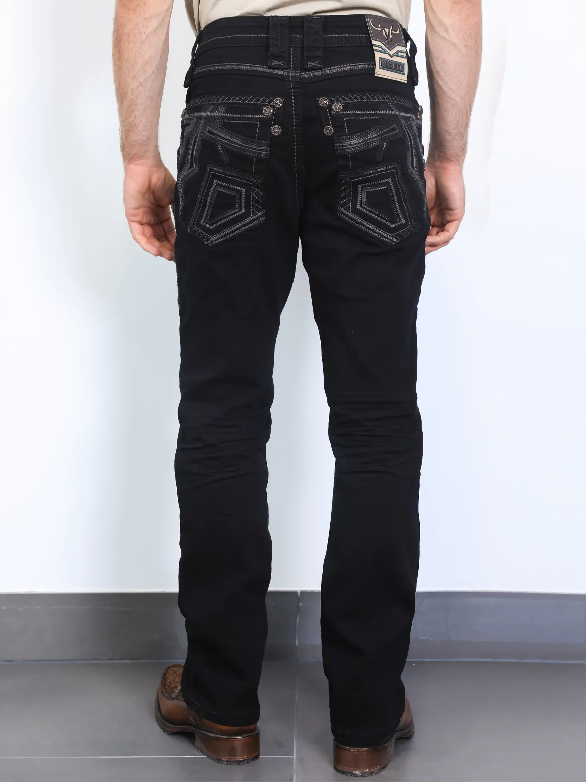 Pantalón para Hombre de Mezclilla Vaquero PLATINI (Heavy Denim) PL10266