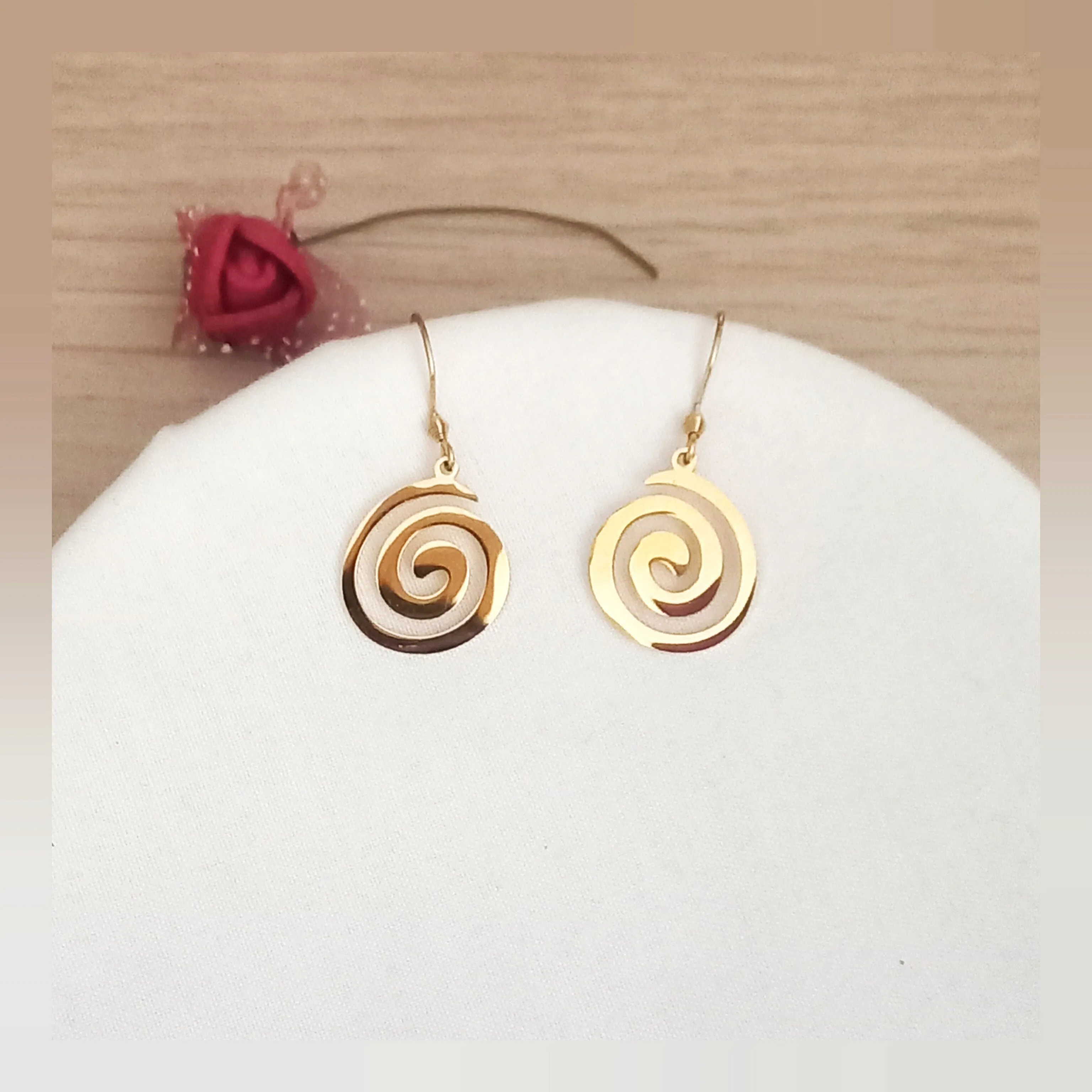 Pendientes Espiral acero