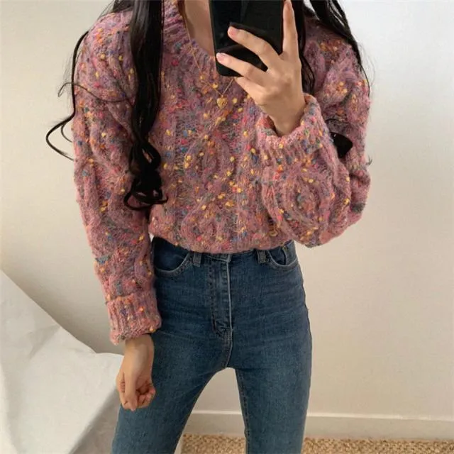 Pull coréen en laine