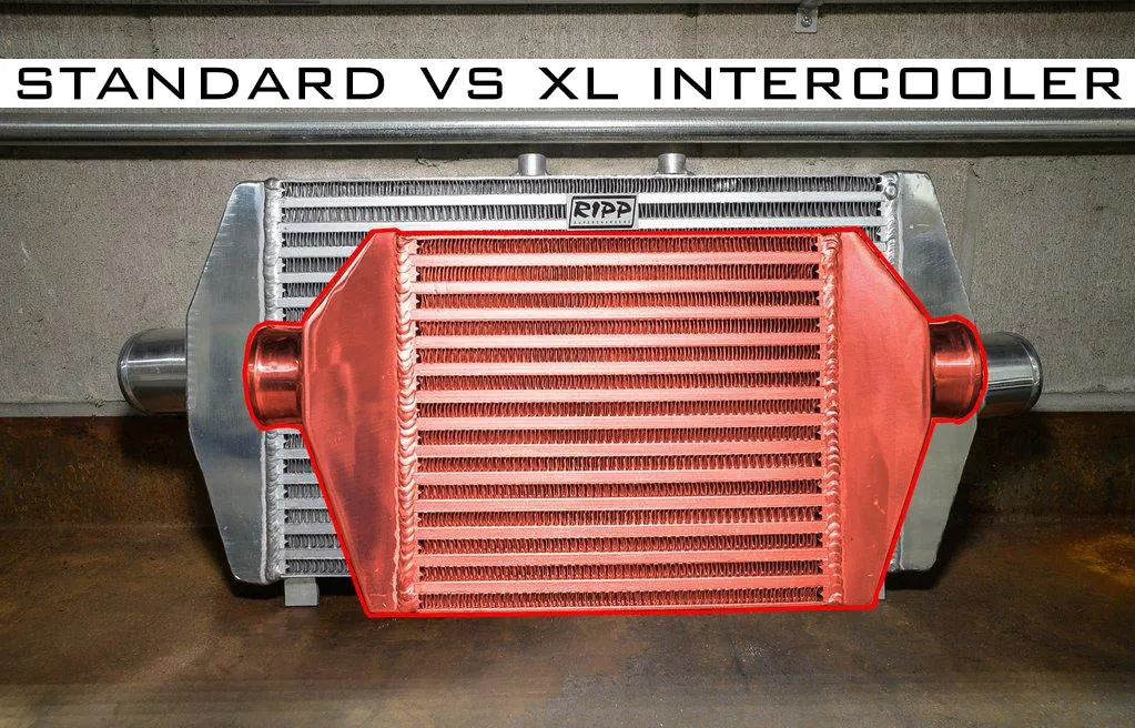 RIPP XL Actualización del Intercooler Frontal - Wranglers JK 2012-2018