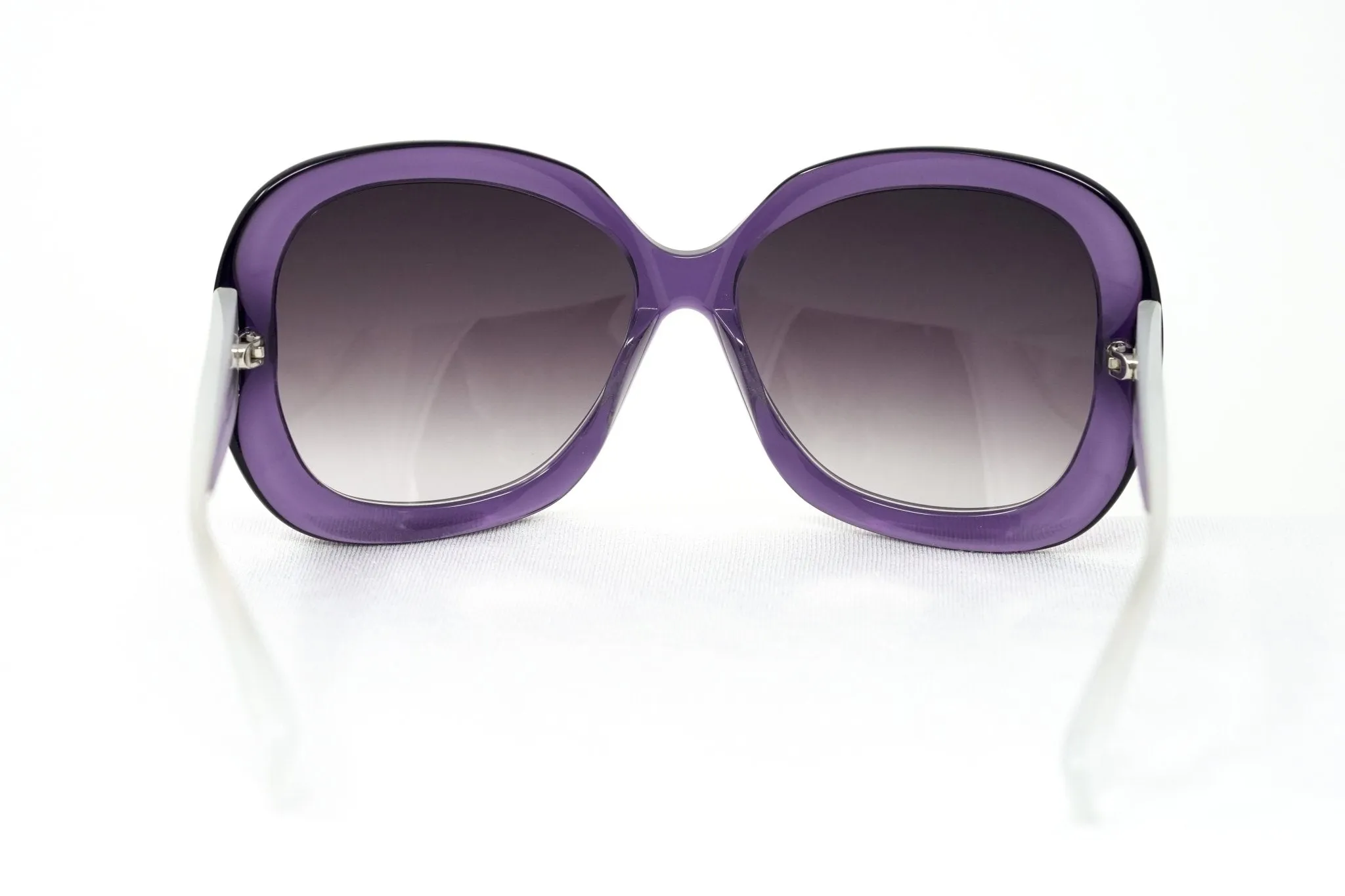 Rue De Mail Sunglasses Oversized Purple and White
