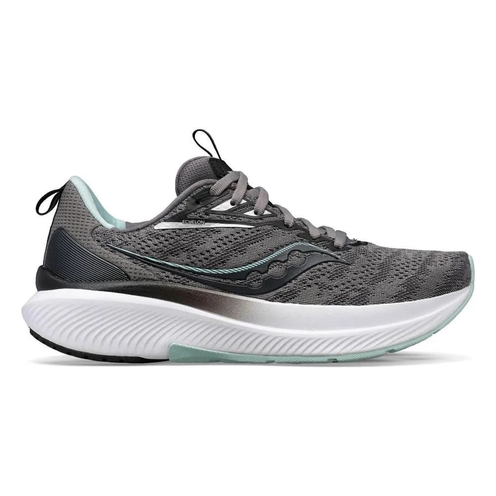Saucony Running Femenino Echelon_9 Charcoal/Ice