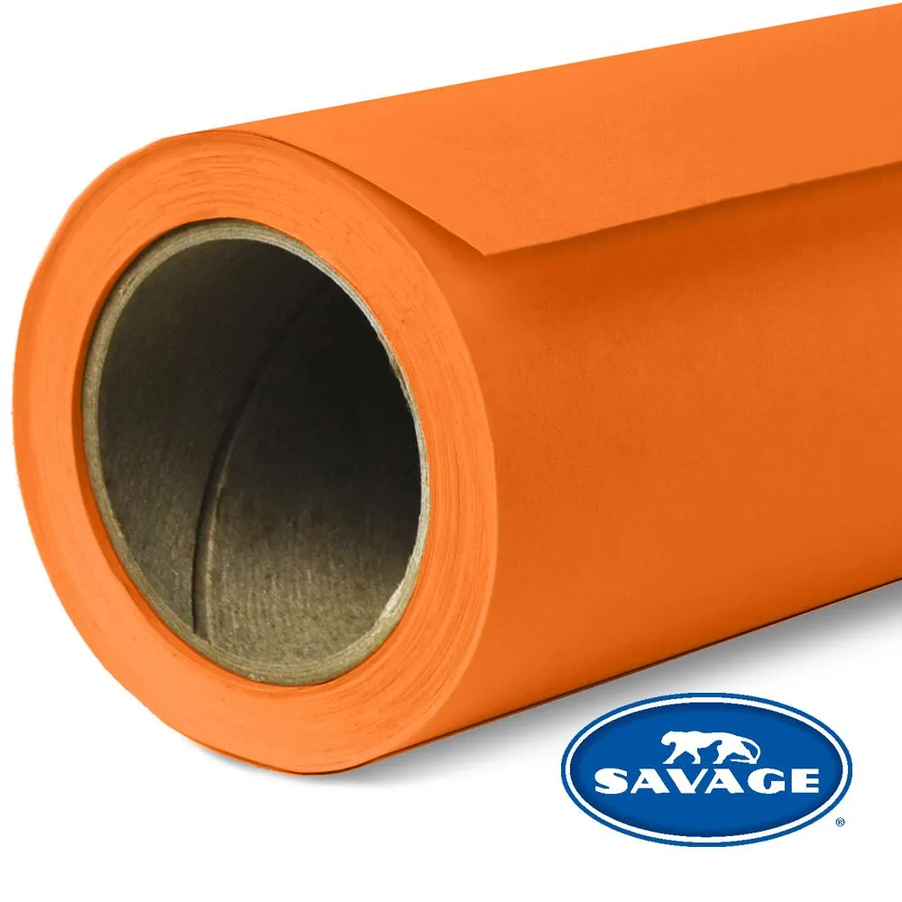 Savage Seamless Paper 7'- Orange #24