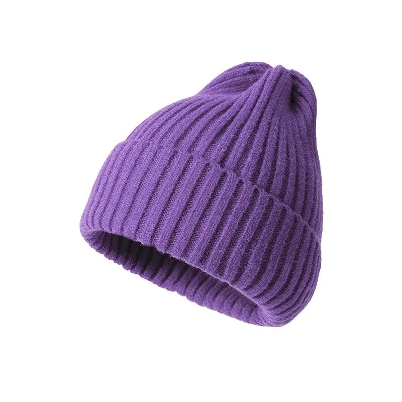 Stylish Knitted Plain Women's Hat / Women's Headwear - SF0291
