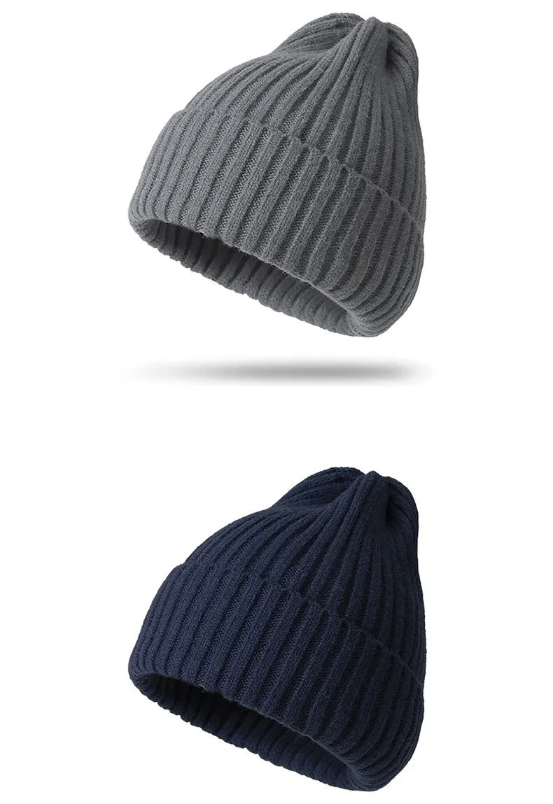 Stylish Knitted Plain Women's Hat / Women's Headwear - SF0291