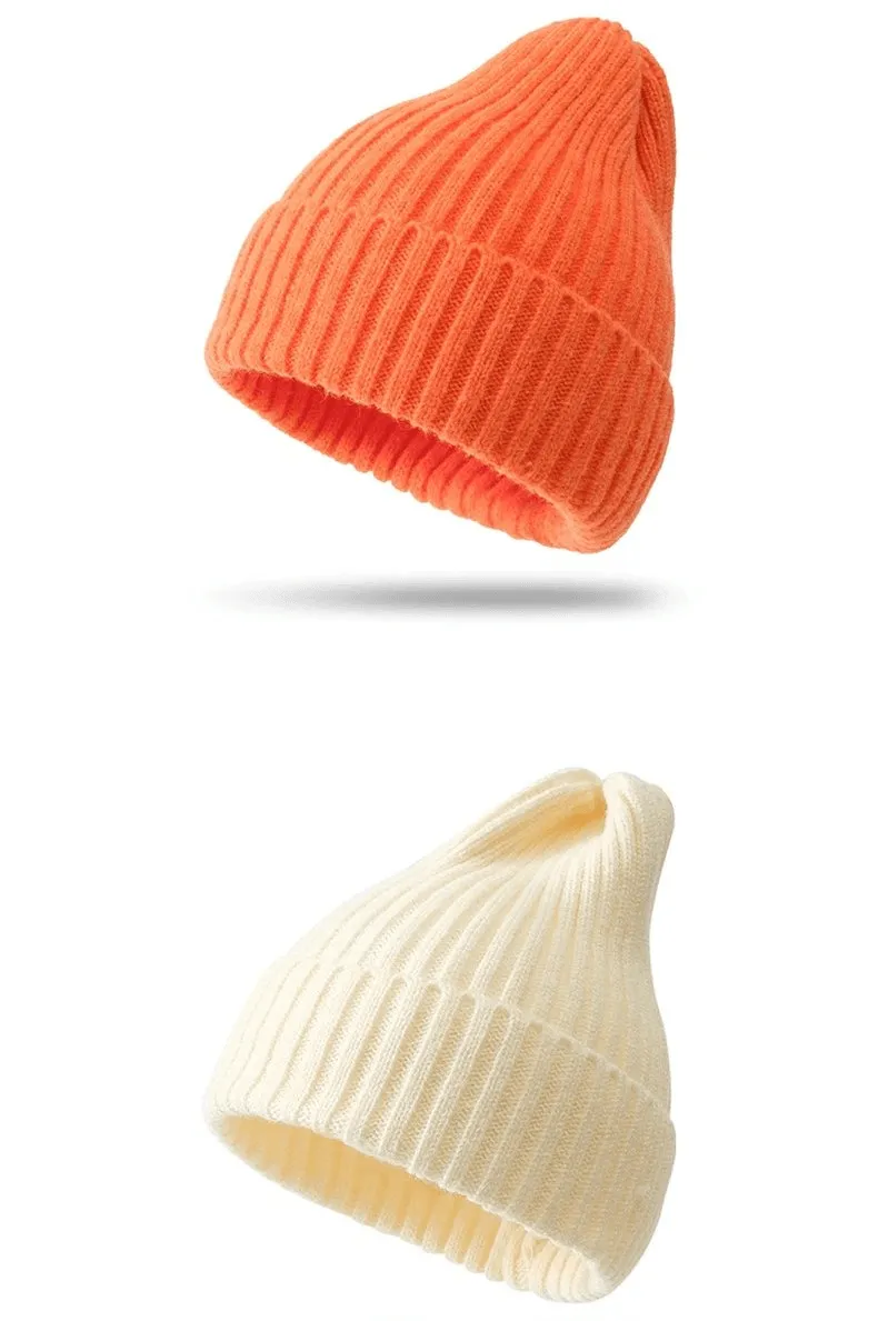 Stylish Knitted Plain Women's Hat / Women's Headwear - SF0291