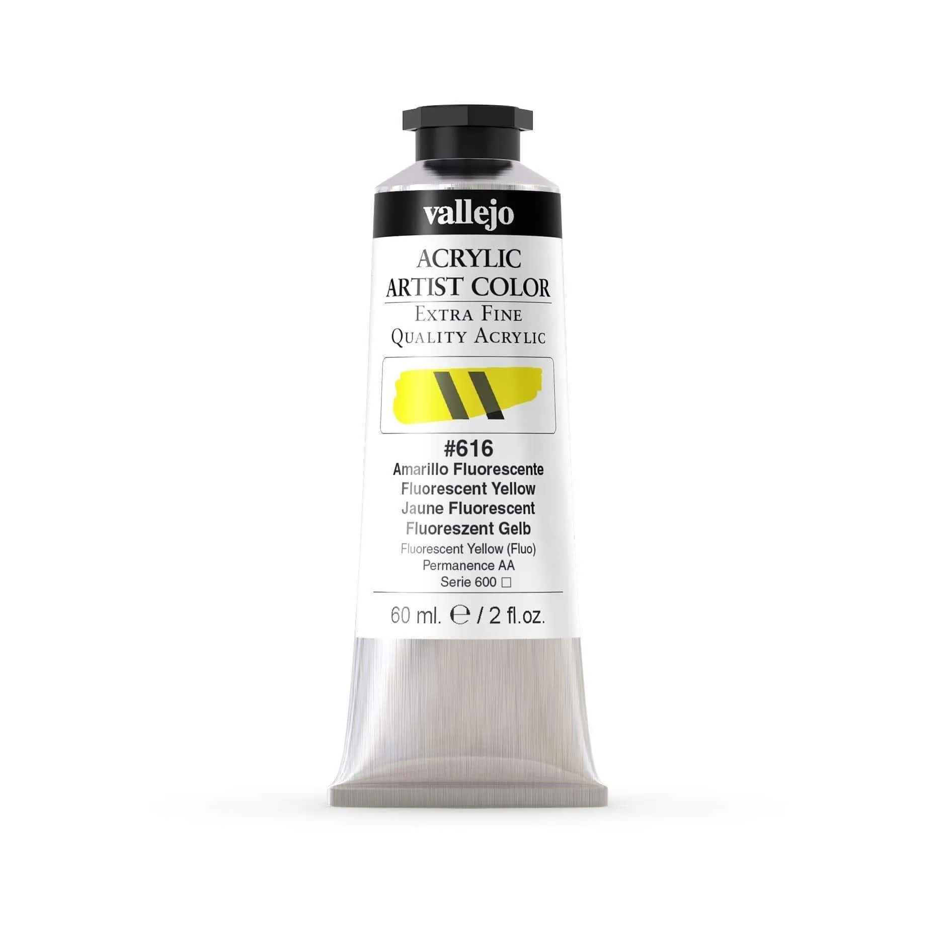 Vallejo pintura acrilica 60ml 616 amarillo fluorescente
